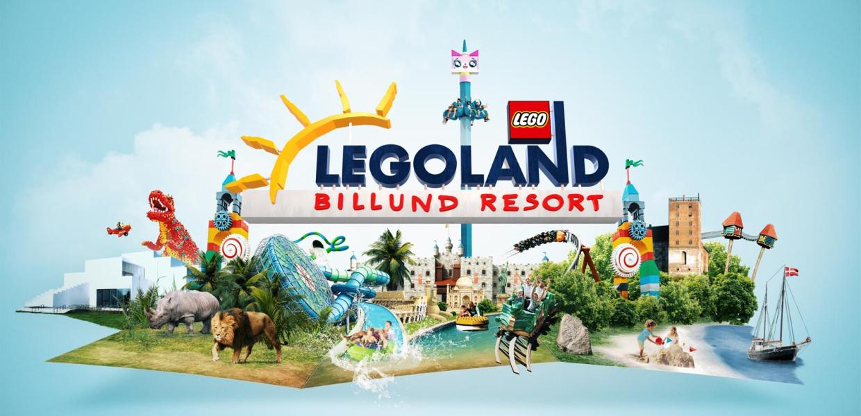 I LEGOLAND Billund Resort møder du dinosaurer og løver. Suser rundt i de vildeste rutsjebaner. Sejler og bygger sandslotte. Udforsker et kongeslot eller en vikingeborg. Og meget, meget mere.