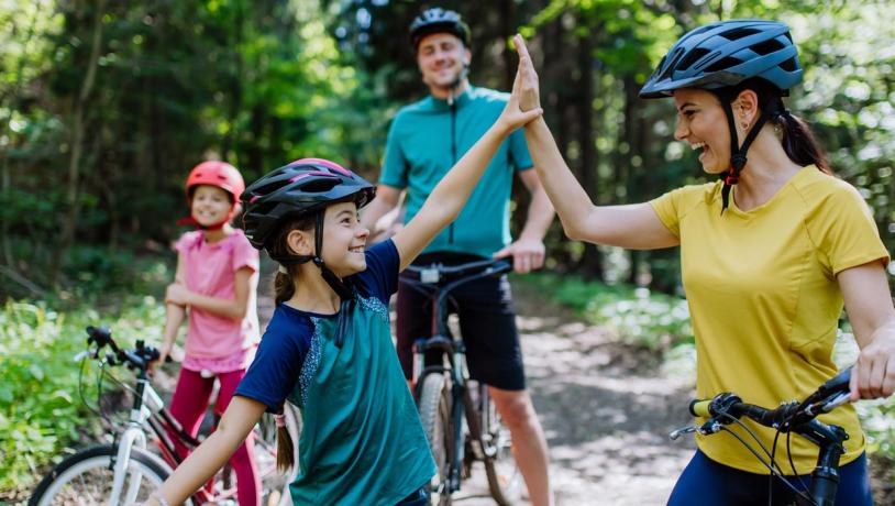 Cykeltur i skoven