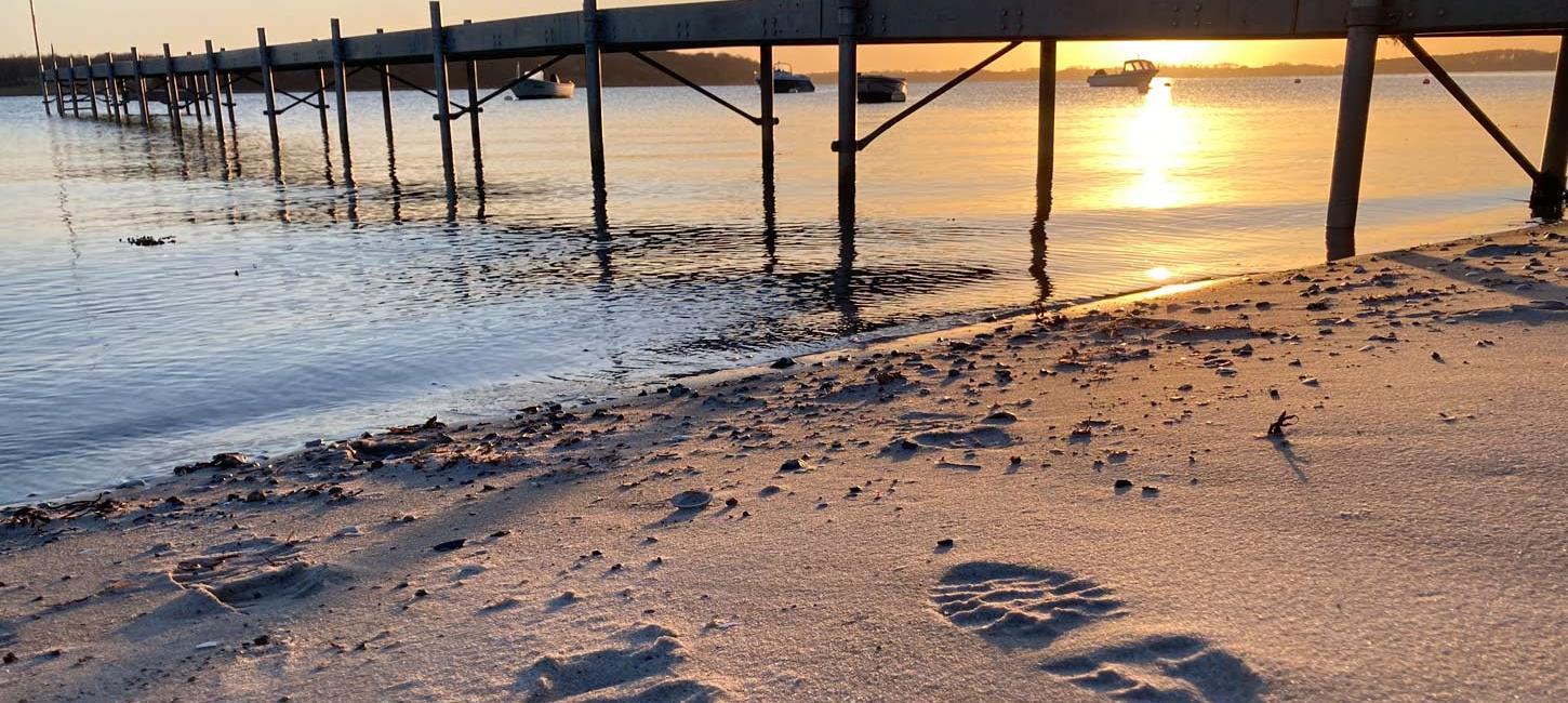 Solnedgang ved Gl. Aalbo camping