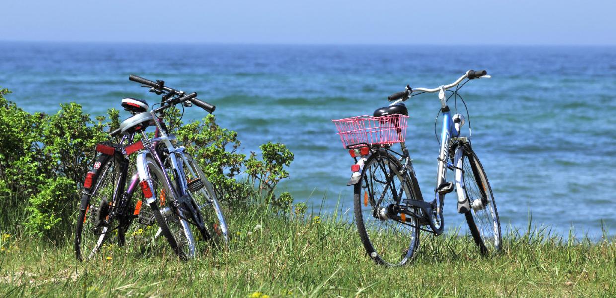 Cykel ved vandet i Hejlsminde -DestinationTrekantomraadet
