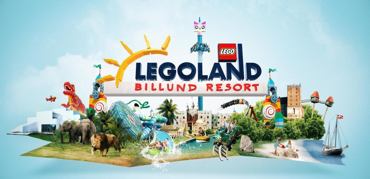 I LEGOLAND Billund Resort møder du dinosaurer og løver. Suser rundt i de vildeste rutsjebaner. Sejler og bygger sandslotte. Udforsker et kongeslot eller en vikingeborg. Og meget, meget mere.