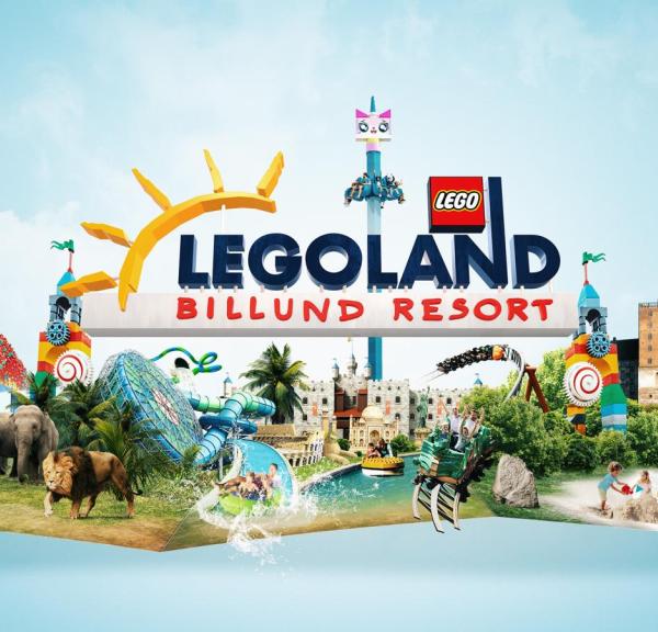 I LEGOLAND Billund Resort møder du dinosaurer og løver. Suser rundt i de vildeste rutsjebaner. Sejler og bygger sandslotte. Udforsker et kongeslot eller en vikingeborg. Og meget, meget mere.