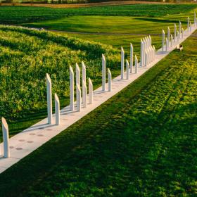 Palisaden luftfoto-KongernesJelling-DestinationTrekantomraadet